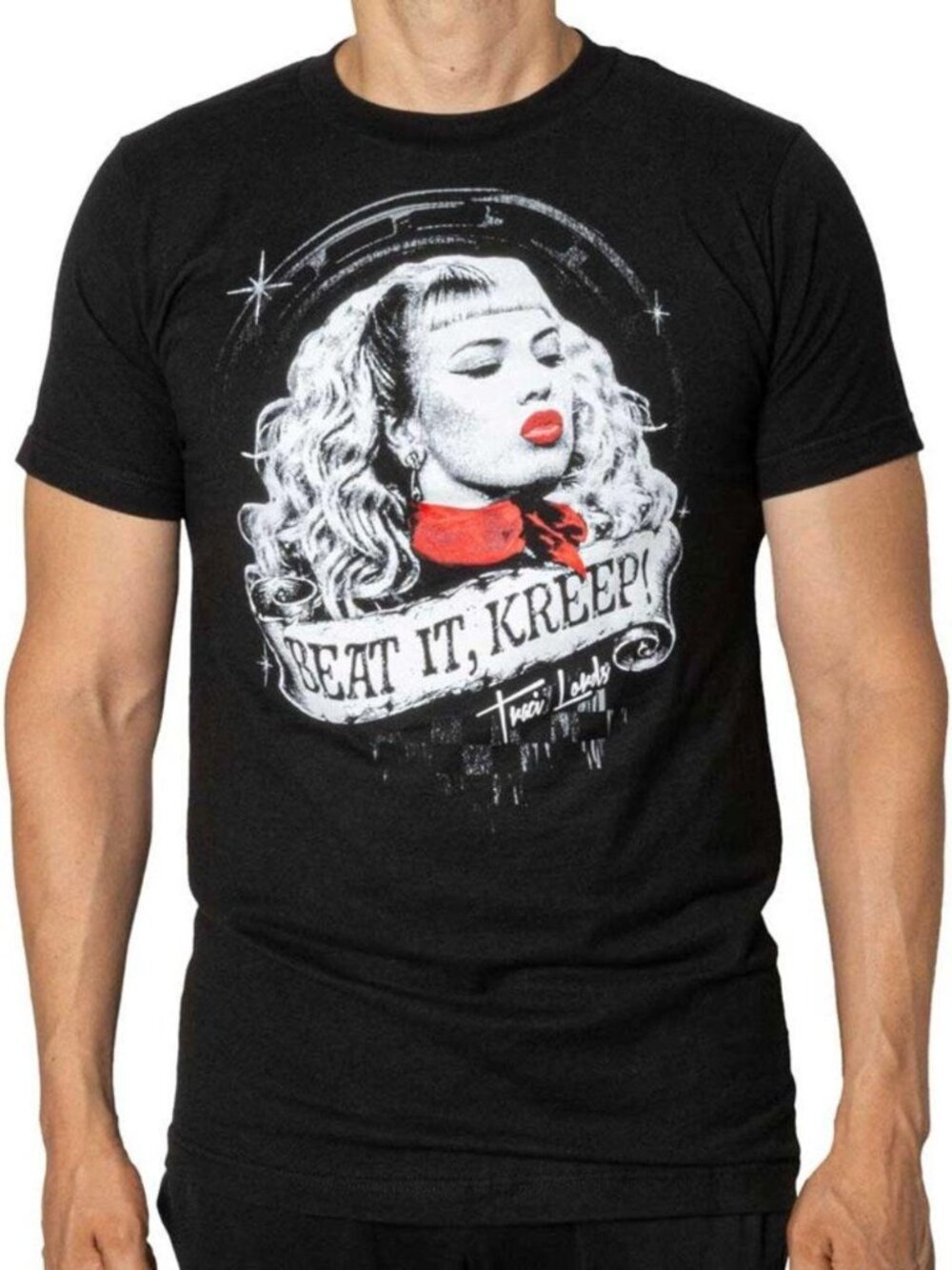Traci Lords Beat It Kreep Greaser Black Men's Fit Unisex T-shirt